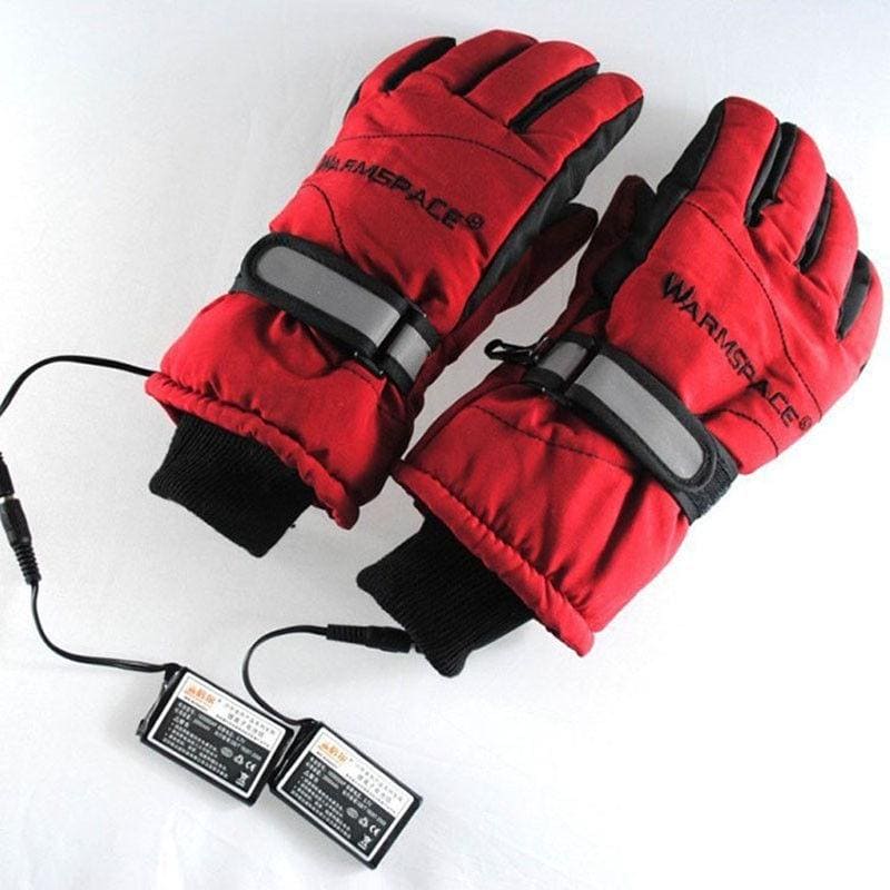 Heated Gloves, Unisex Rechargeable Battery Powered Electric Heating Glove for Winter Outdoor Rechargeable Heated Gloves