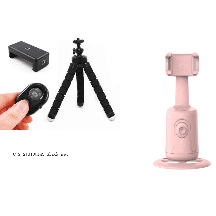 360° Rotation Face Body Auto Tracking Phone Holder Stabilizer Tripoid, Smart Shooting Camera Mount for Live Vlog Streaming Video, Rechargeable Battery,  No App Required