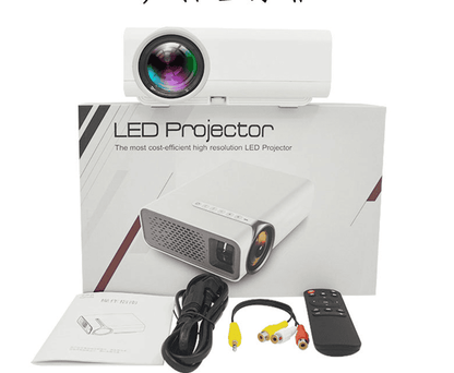 Smart Projector, 2023 Upgraded Mini Projector, Full HD 1080P Home Theater Video Projector, Compatible with HDMI/USB/VGA/AV/Smartphone/TV Box/Laptop