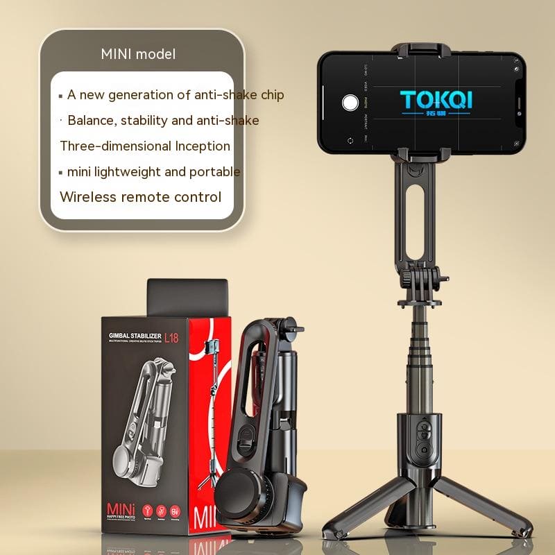 Gimbal Stabilizer for Smartphone, Auto Face Tracking Selfie Stick with Tripod,360°Rotation with Remote for Android and iPhone, Ideal for Vlogging, YouTube, TikTok Video Recording